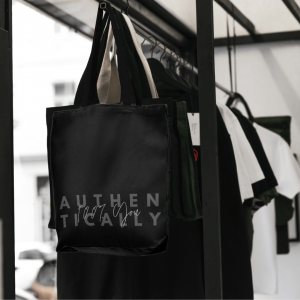 Authentically 100% You Tote Bags (Black)